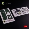 KELIK K48081 O-2A Skymaster interior 3D decals green decoration type for ICM kit 1/48